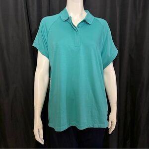 Nike Dri Fit UV Cap Sleeve Golf Polo AR4262-309 Women XL Brand New